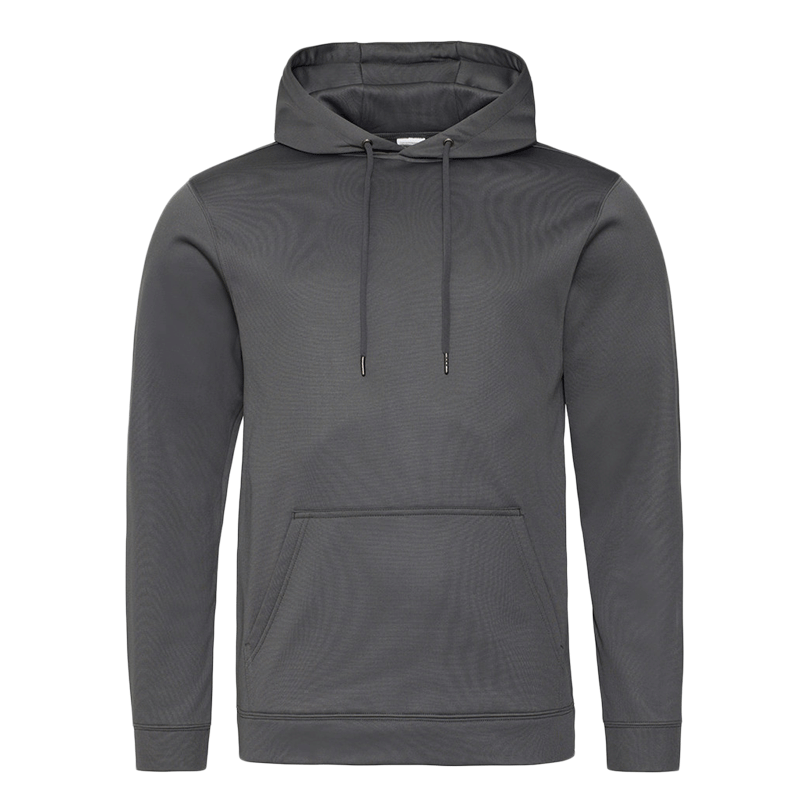 Polyester fleece hoodie on sale