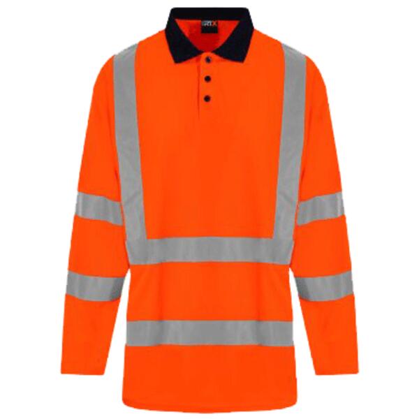ProRTX High Visibility Pro RTX High Visibility Long Sleeve Polo Shirt RX715 Pro RTX High Visibility Long Sleeve Polo Shirt Thumbnail