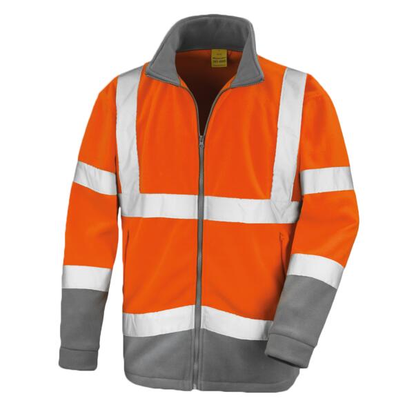 Result Result Safe-Guard Hi-Vis Micro Fleece Jacket RS329 Result Safe-Guard Hi-Vis Micro Fleece Jacket Thumbnail