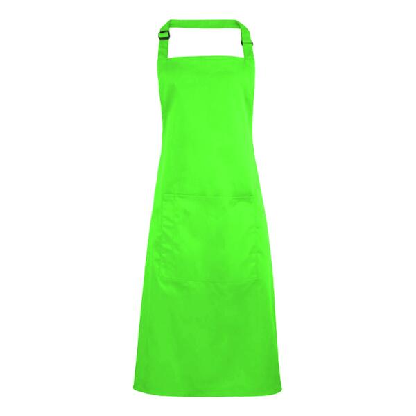 Premier Premier 'Colours' Bib Apron with Pocket PR154 Premier 'Colours' Bib Apron with Pocket Thumbnail
