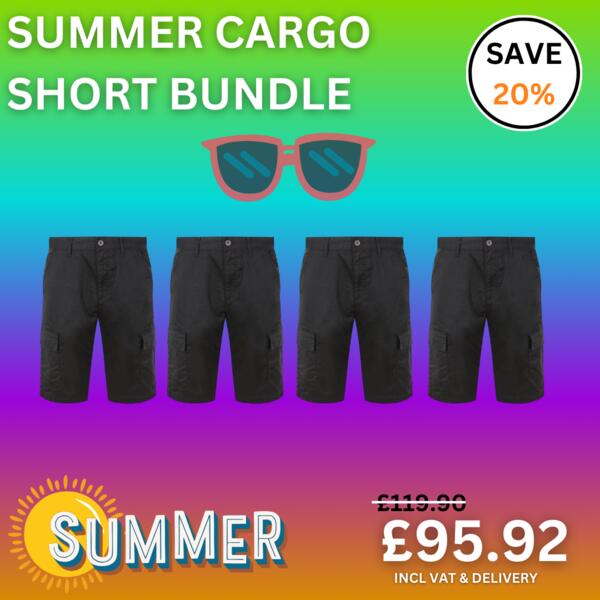 ProRTX 4 x Pro RTX Pro Cargo Shorts BUNDLE RX605-BUNDLE 4 x Pro RTX Pro Cargo Shorts BUNDLE Thumbnail
