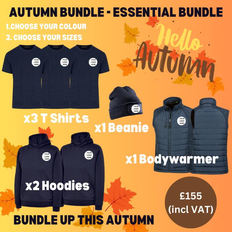 Essentials Bundle (Gillet/Hoodies/T-Shirts/Beanie) Thumbnail